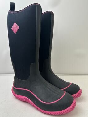 Muck Boot Company Hale Waterproof Black / Hot Pink Boots Women's Sz 9